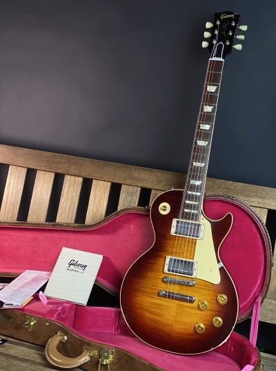 Gibson Custom Limited Edition 58 Les Paul Two Tone Specs Murphy Lab Light Aged